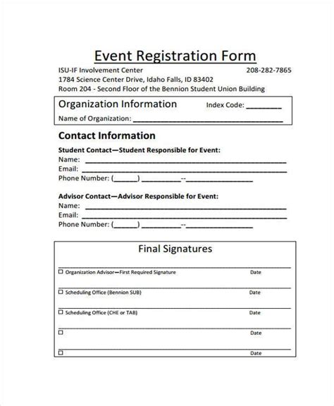 Sign up to an Event .